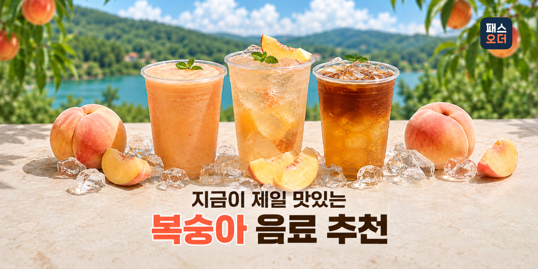 복숭아 음료 추천, 아샷추부터 스무디까지 스타일별 총정리