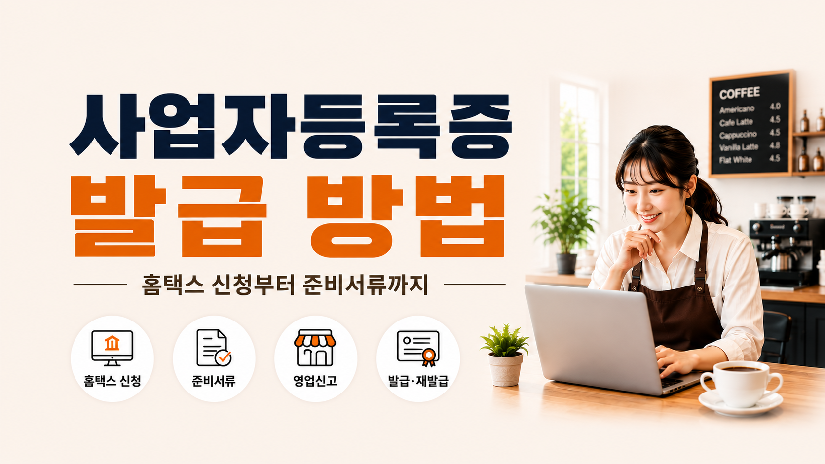 사업자등록증 발급 방법, 홈택스 신청부터 준비서류까지