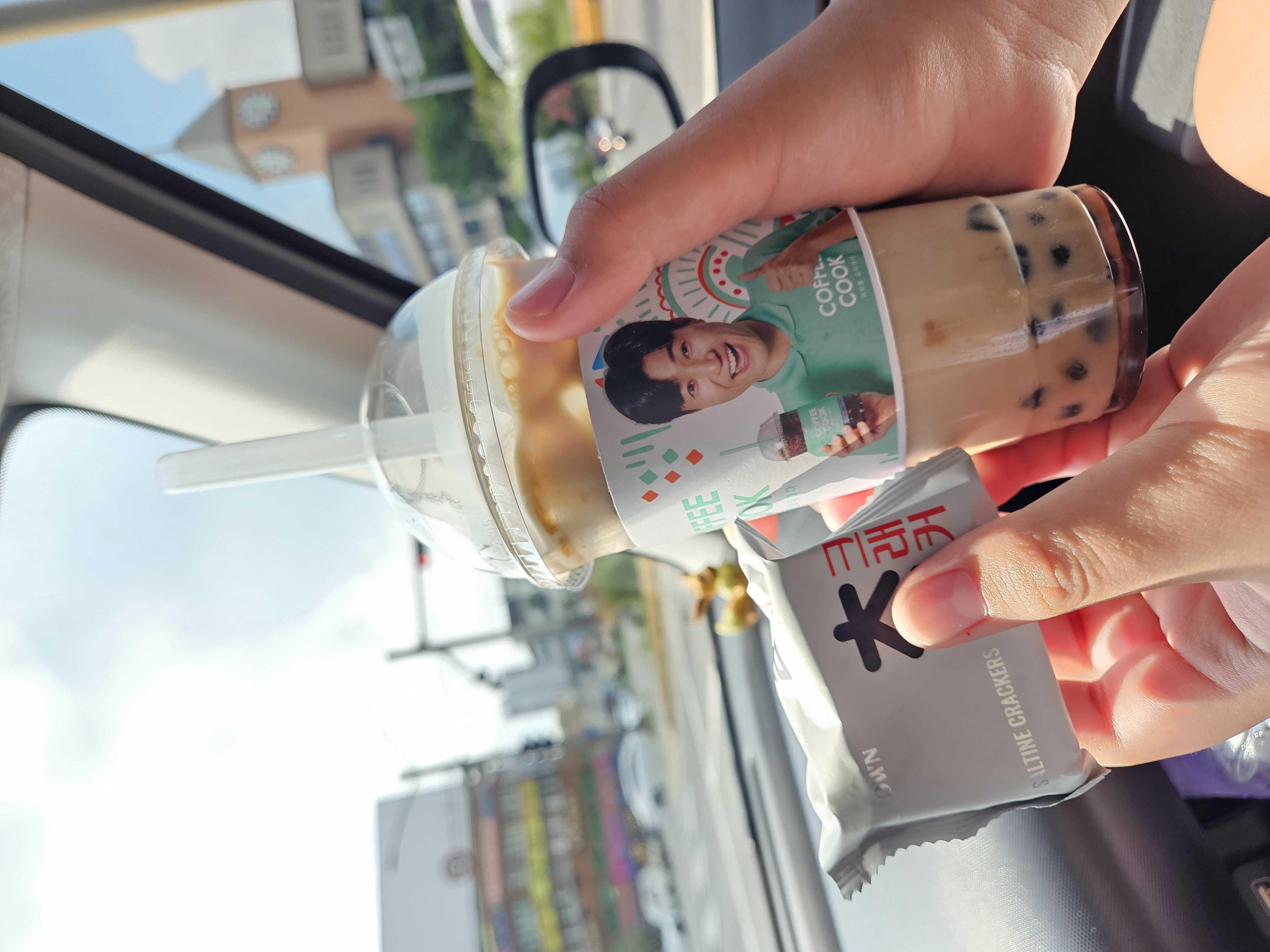 흑당버블티♡ 아이가 너무 잘먹었어요~