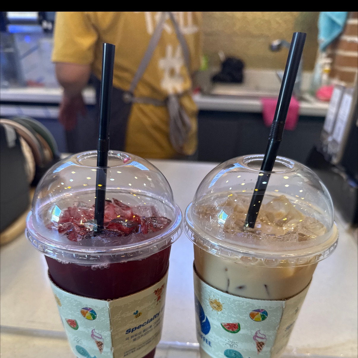 음료 꿀맛