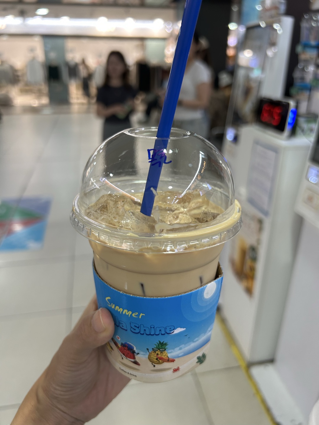 꼬소한 우유 라떼! 맛있어요!