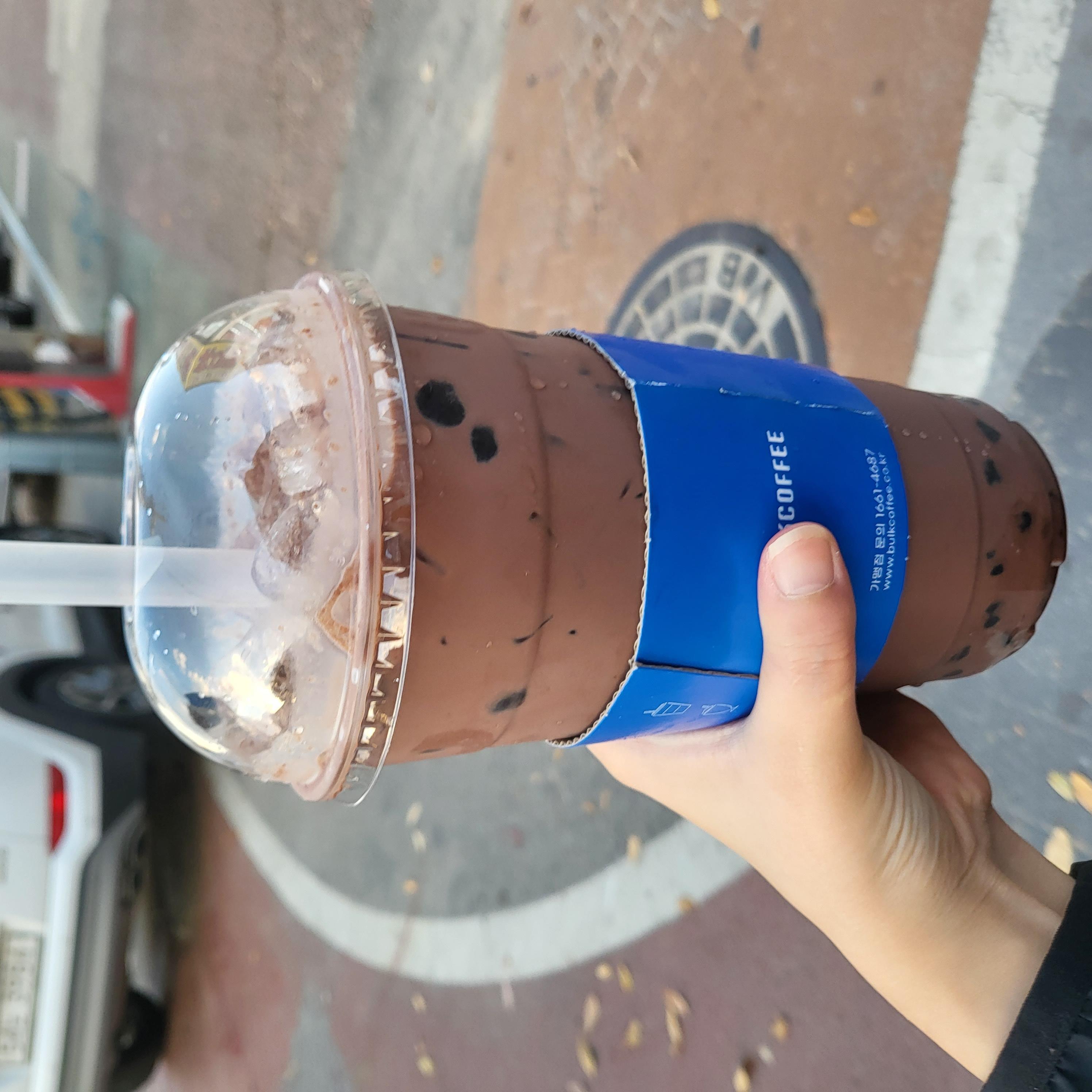 초코마블티 맛있어용 사이즈업 첨했는데