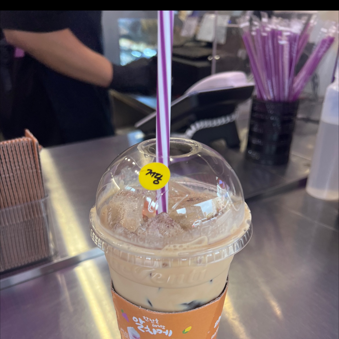 저당 바닐라라떼 맛있어요 파우더라 더