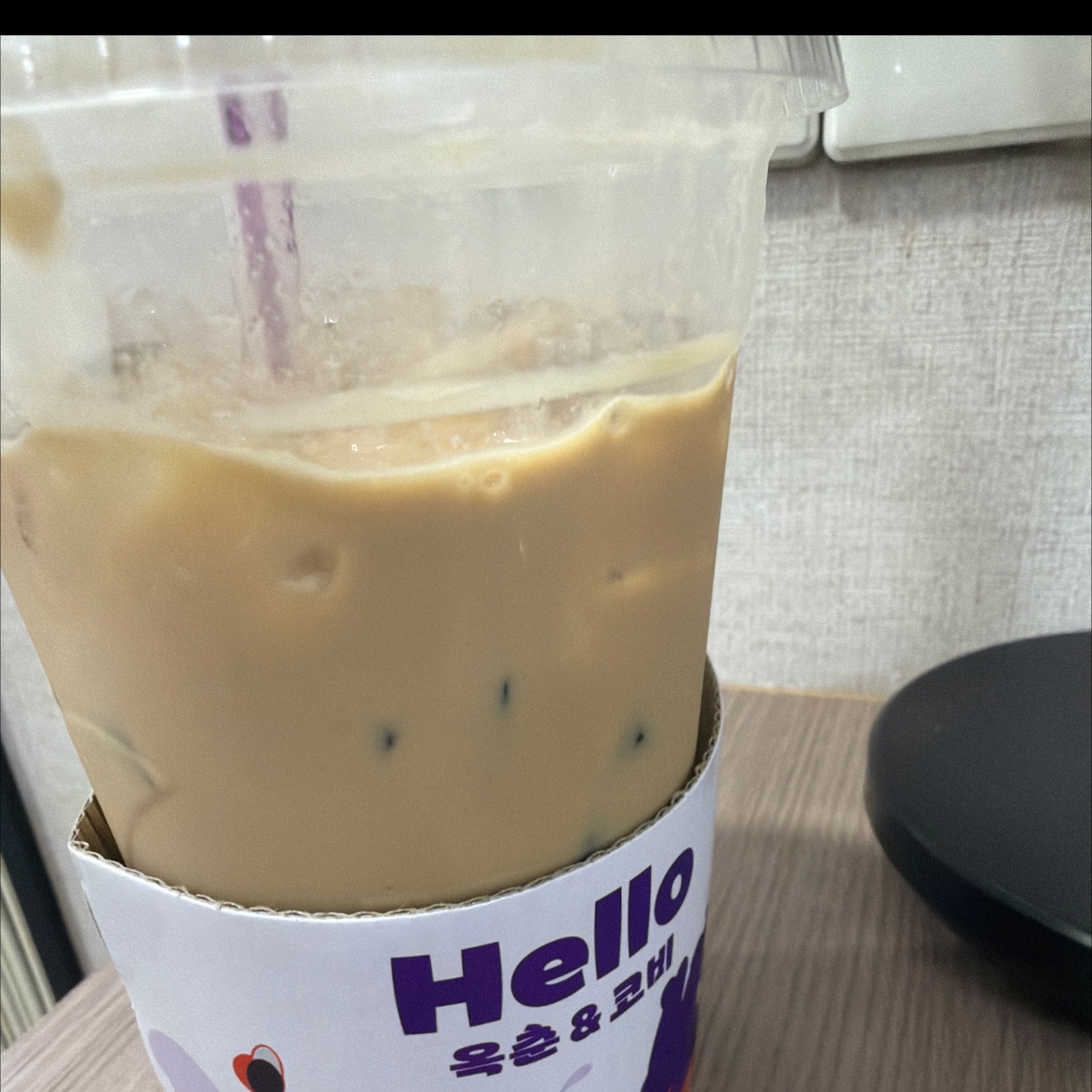 바닐라딥라떼 맛있어요