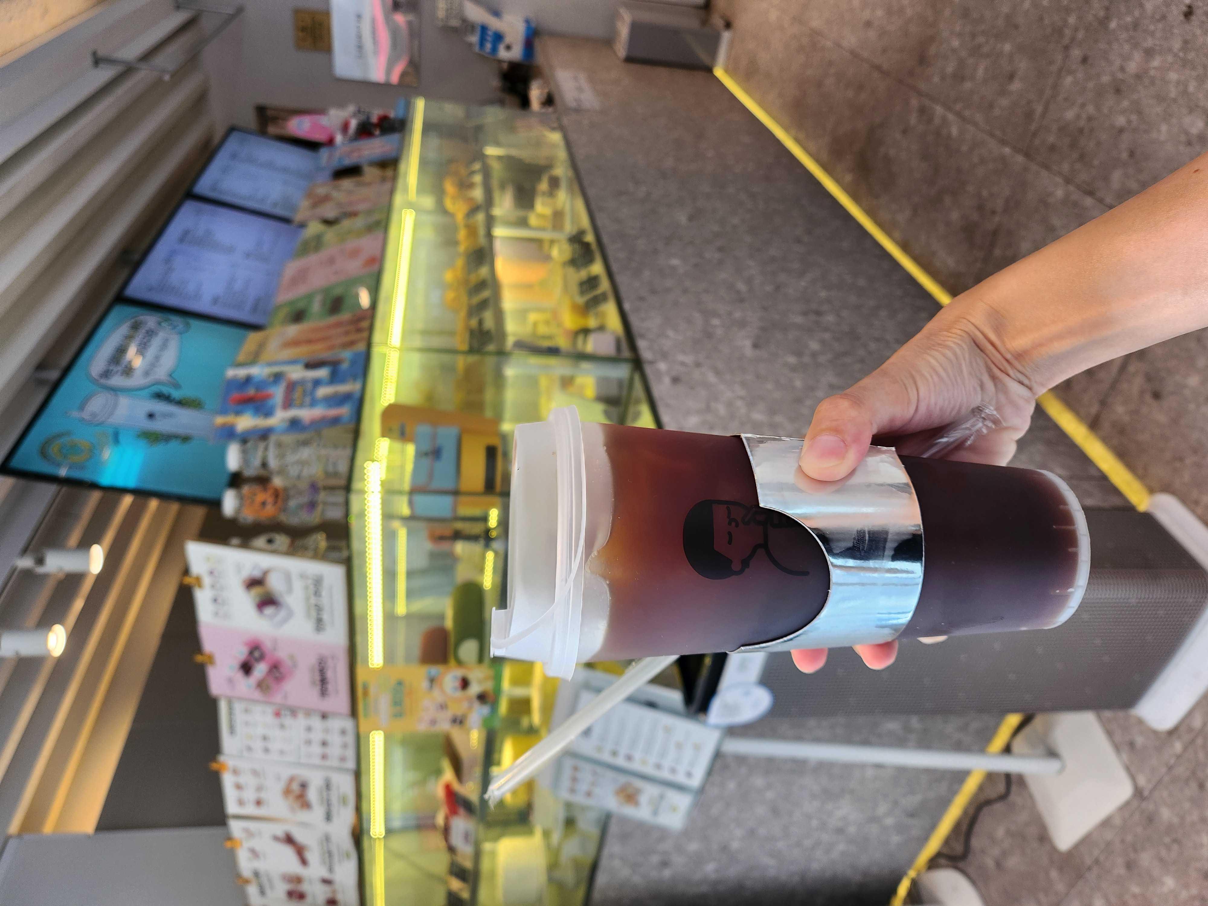 100원 커피 겟! 잘 먹었습니다. 