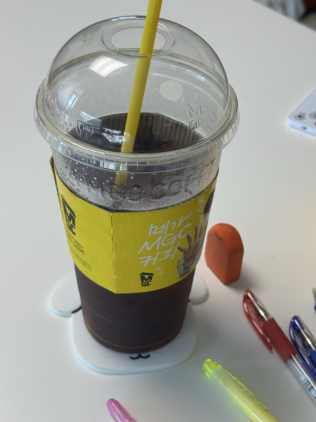 커피 빨리 잘 나오고 좋아용! 주말 