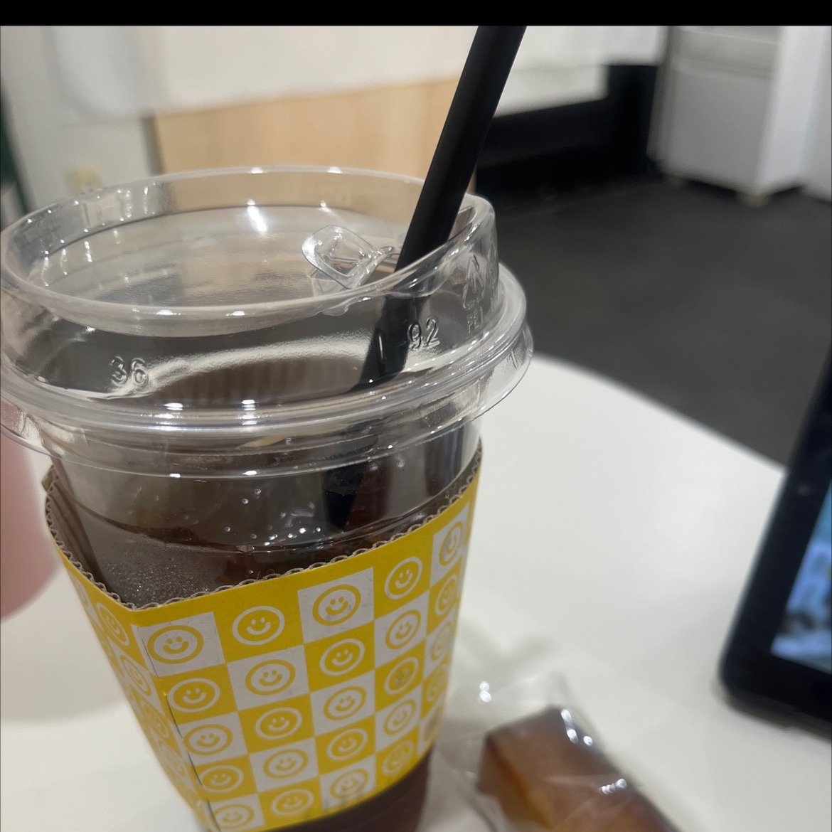 아메리카노 연하게 주문했는데 너무 맛