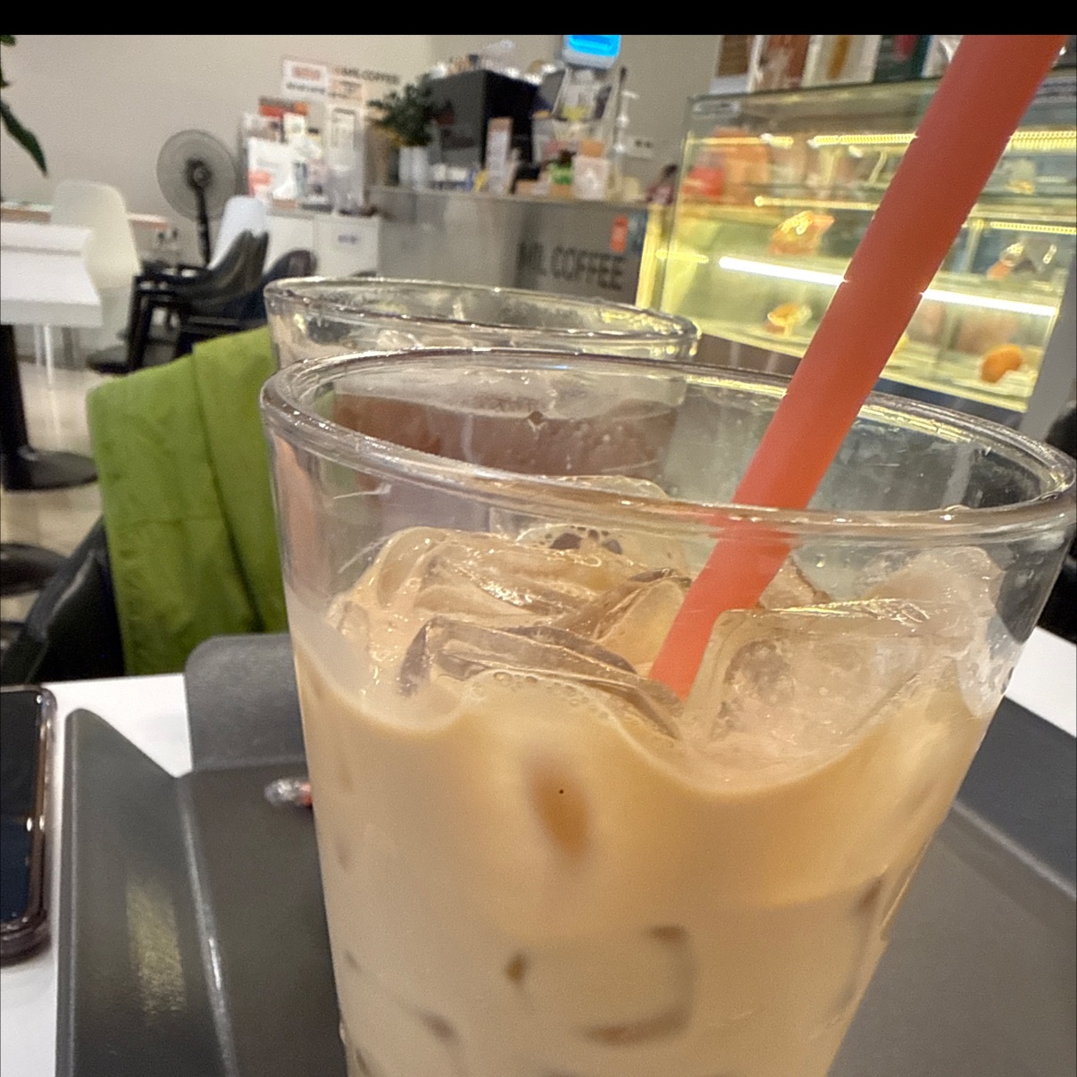 오늘은 좀 연하게 주문했는데 맛있네요