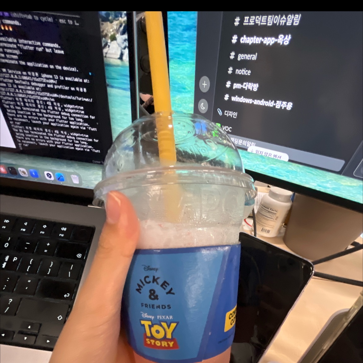 복숭아 음료 2프로랑 맛이 비슷해요!