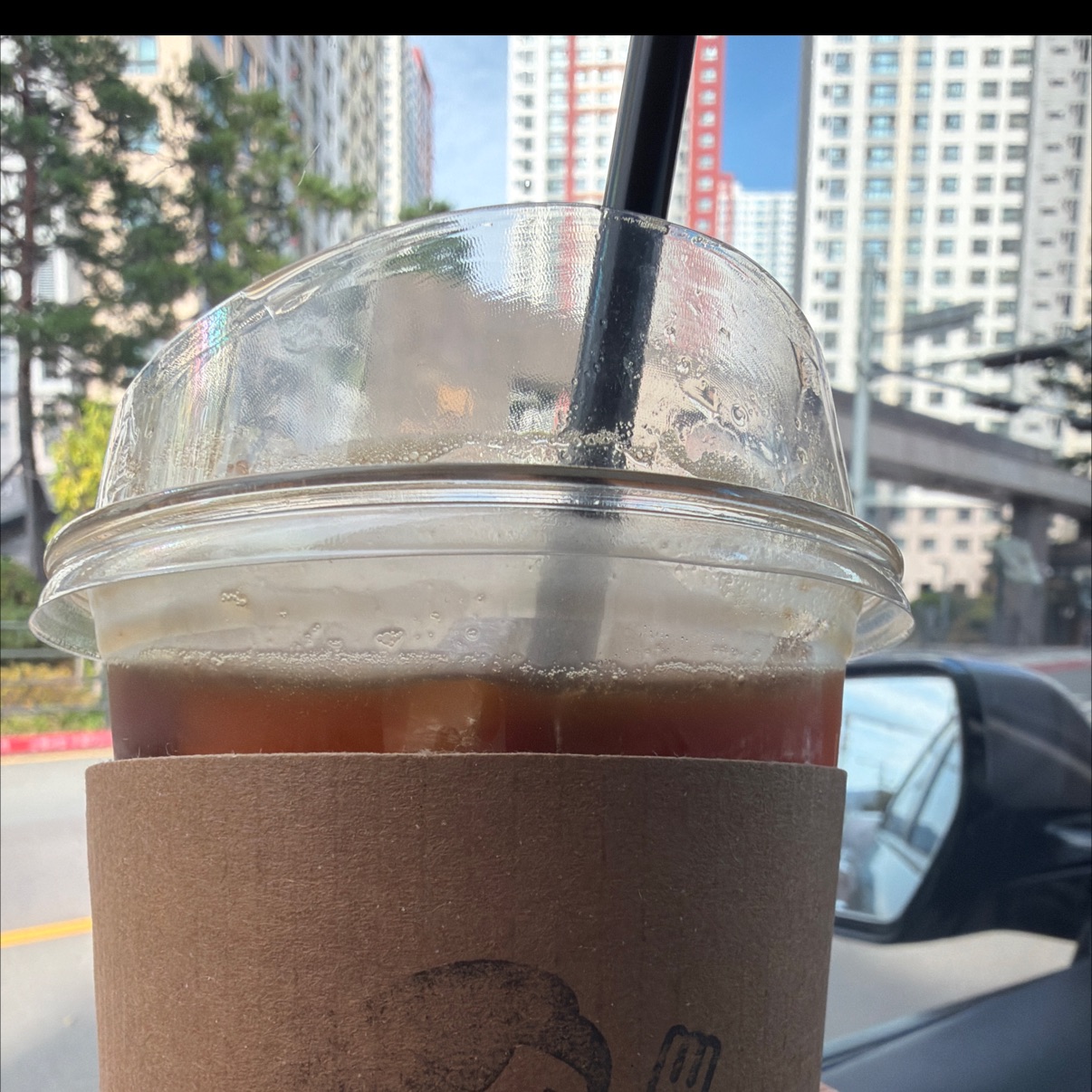 커피가 진하고 고소해요 프렌차이즈에선