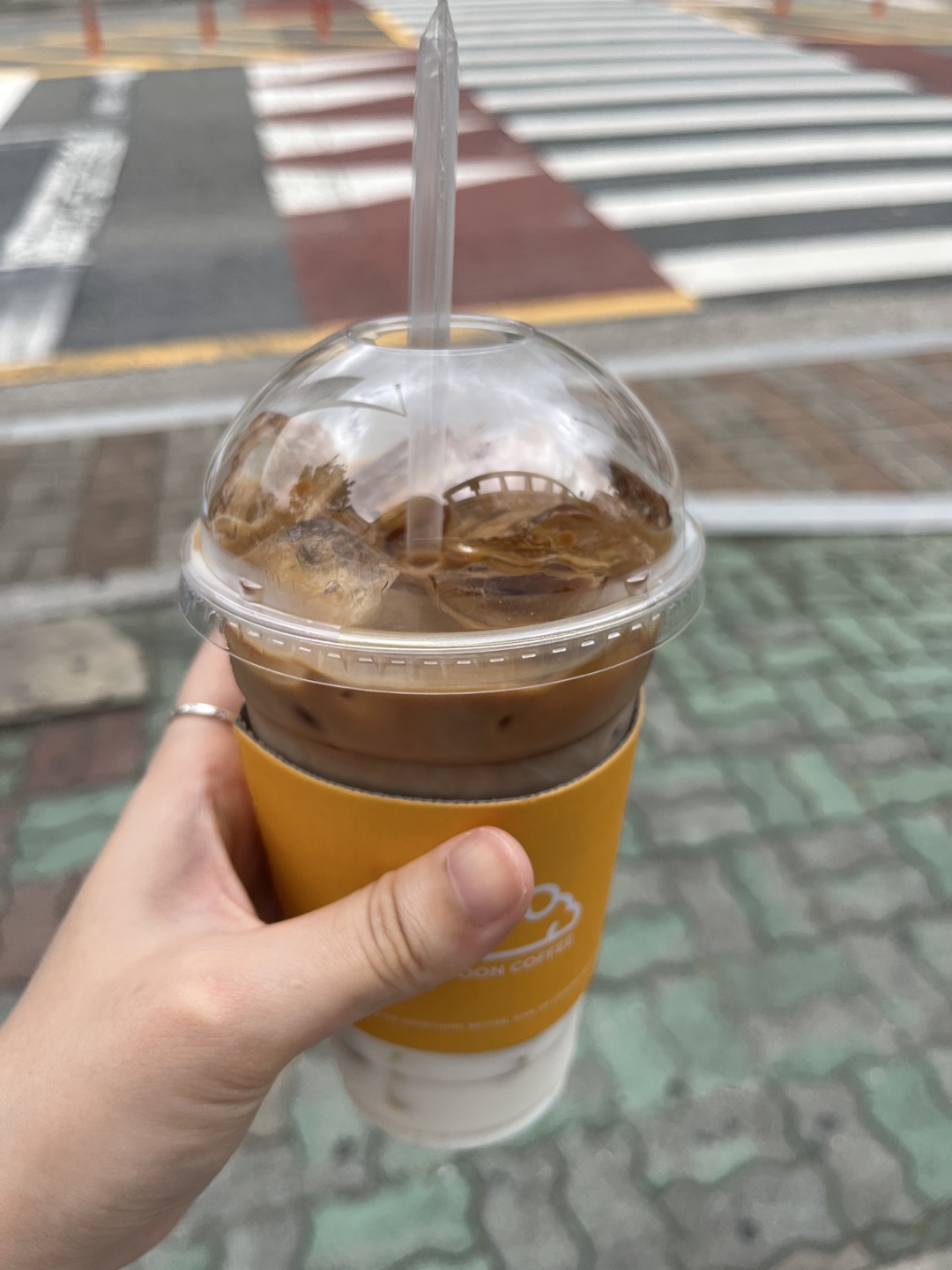 여기 우유가 고소하고 맛나요