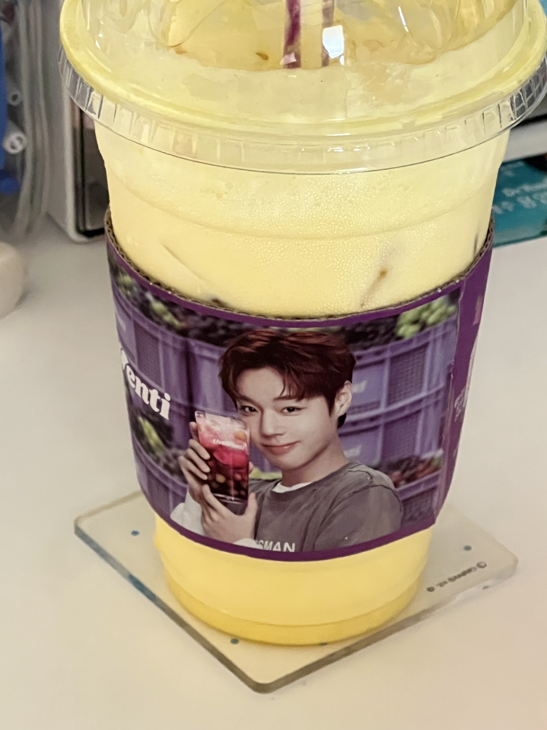 옥수수라떼 진짜 맛있어요…😳😳