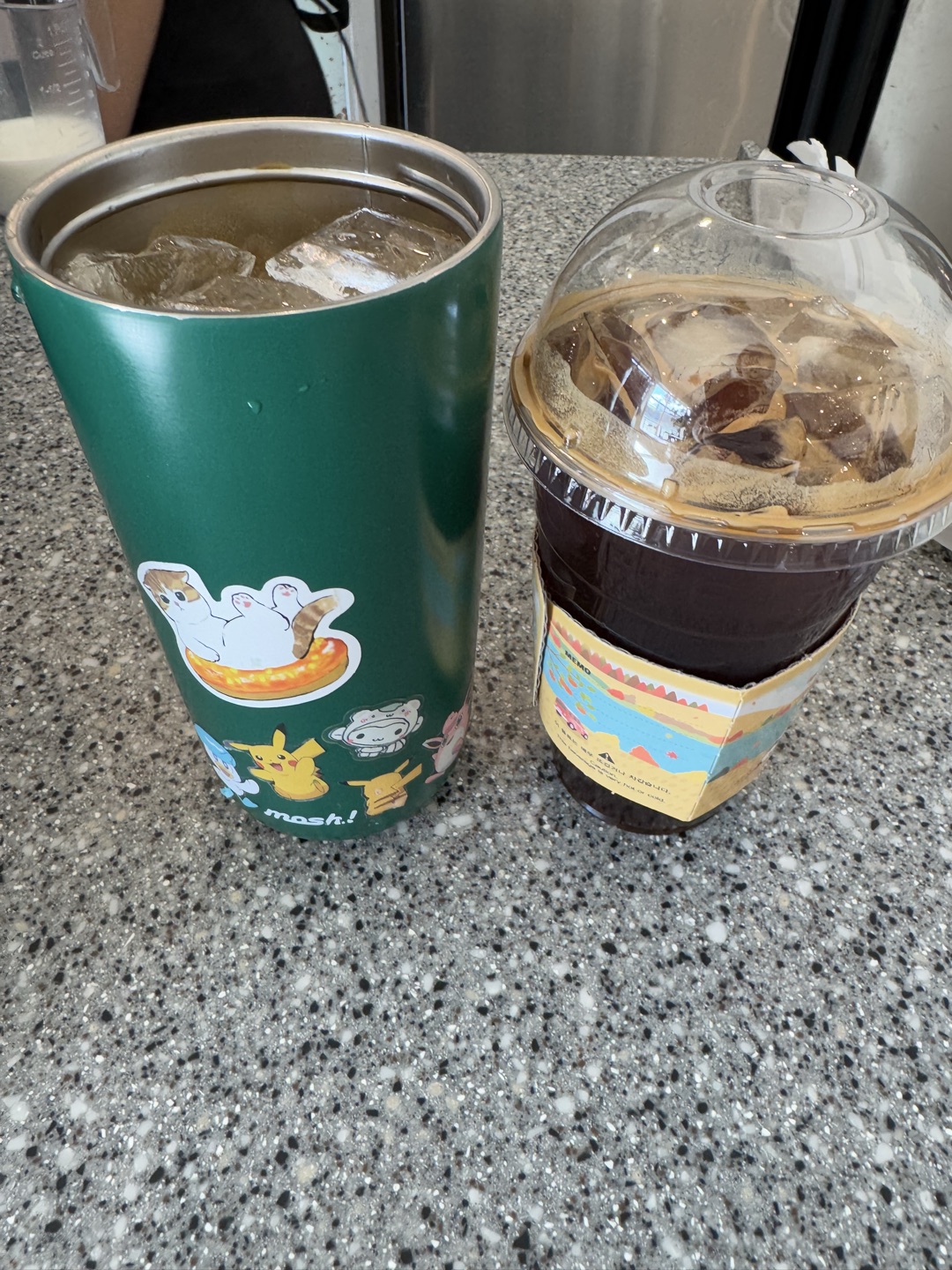 일하기전에 한잔!! 꿀맛이지여~👍