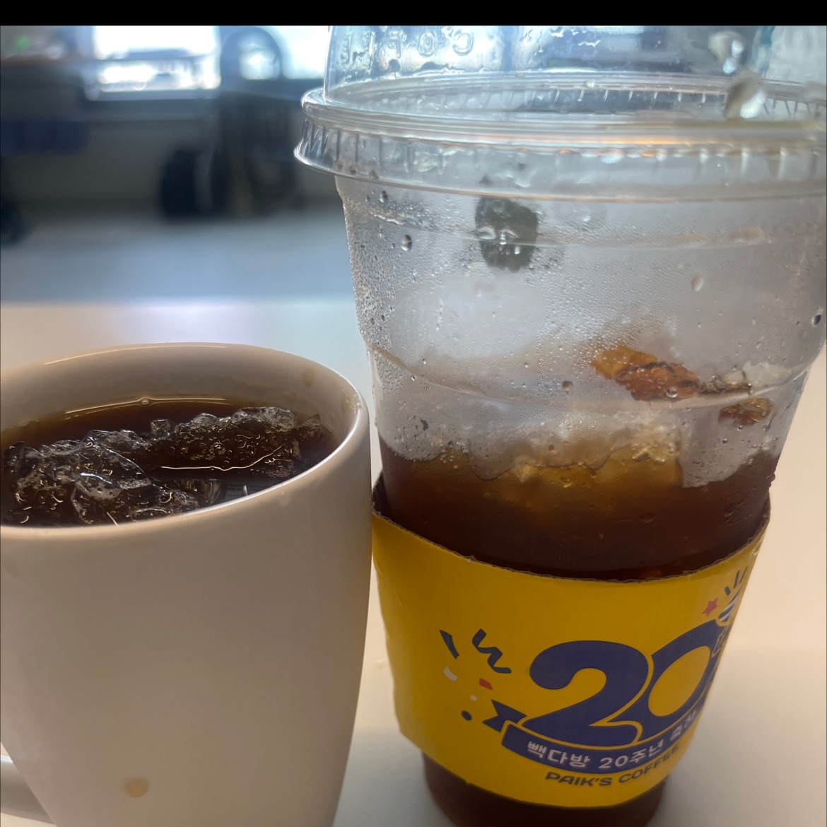 아메리카노 진하고 맛 괜찮네요